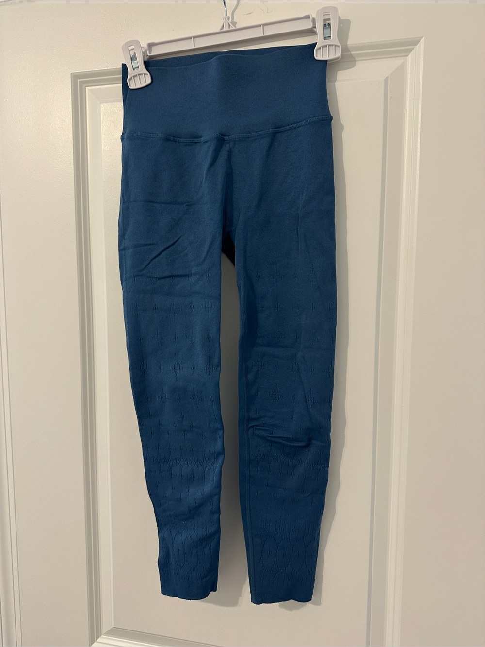 Fabletics Sculptknit High-Waist Leggings - Deep Teal Blue